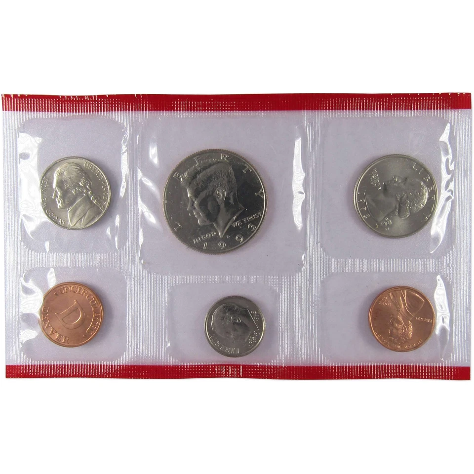 1993 Uncirculated Coin Set U.S Mint Original Government Packaging OGP - Image 4 of 4