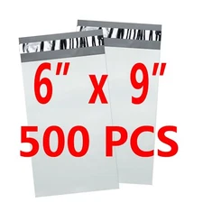 500 pcs 6"x9" 2.5MIL Poly Mailers Shipping Bags Envelopes Packaging Premium Bag