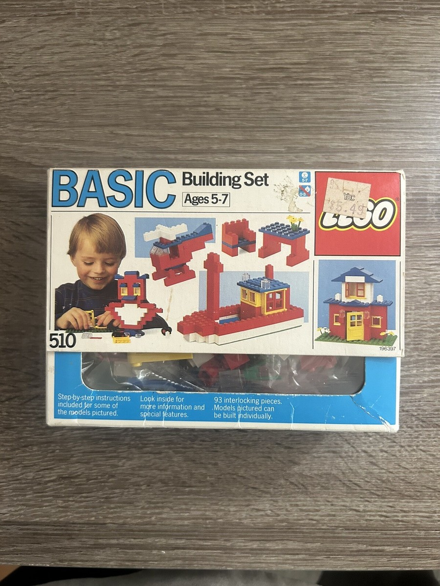 1985 Vintage LEGO Basic: Basic Building Set (510) Factory Sealed
