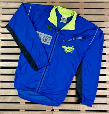Mens Bomber Track Jacket Adidas Equipment Vintage Size L