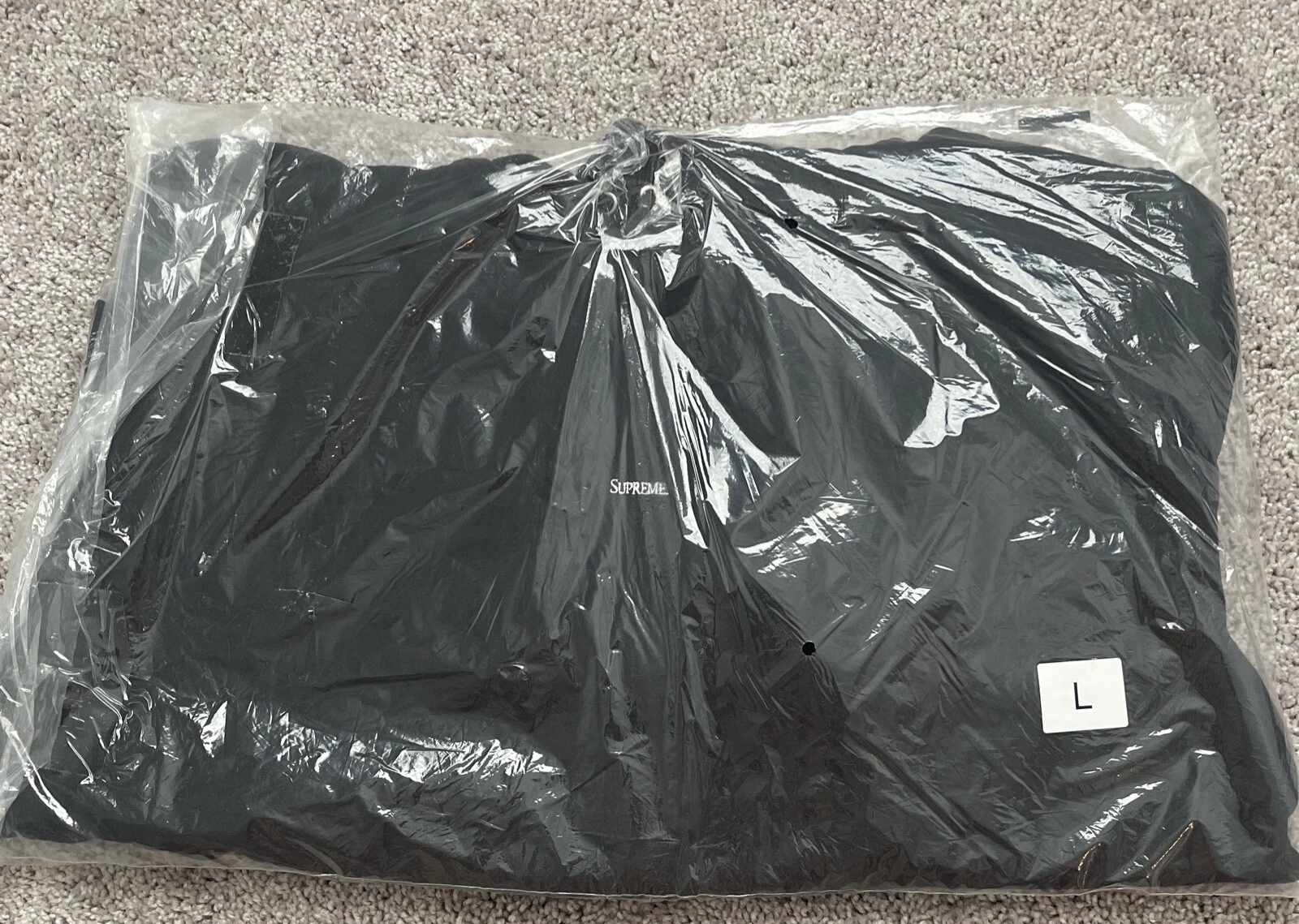 Grand sweat shirt à capuche logo Supreme Micro FW19SW38