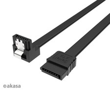 Image of Akasa AK-CBSA09-10BK PROSLIM Super Slim SATA III Right Angle Cable 100cm