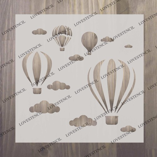 Craft stencils Hot Air Ballons ,fabric,glass,furniture,wall art - Picture 19 of 24