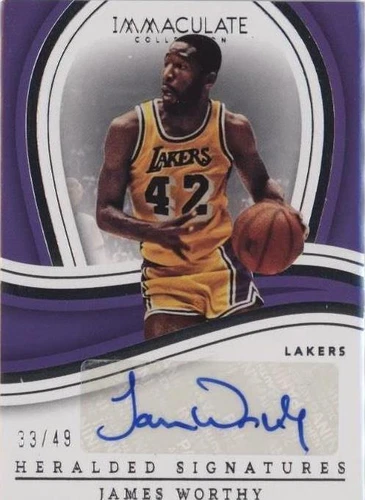2022-23 Panini Immaculate Collection - James Worthy #IHS-JWO