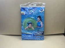 H2OGO! 30 In / 76 Cm Diameter Summer Swim Ring 36024E Frosted Neon Swim Ring.