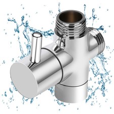 3 Way Brass T-adapter Bath 1/2 Shower Head Arm Mount Valve Splitter Diverter