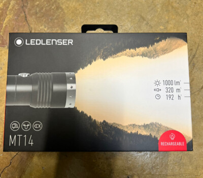Original Led Lenser MT14  Taschenlampe  Handlampe aufladbar 1000 Lumen 320m