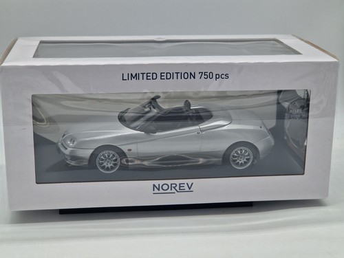 ALFA ROMEO Spider 2.0 Twin Spark argento - Norev - Scala 1/18 - Foto 10 di 10