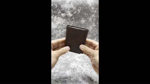 Leatherboss para hombre RFID bloqueo cazador cuero tarjeta de crédito identificación triple billetera - Vídeo 1 de 1