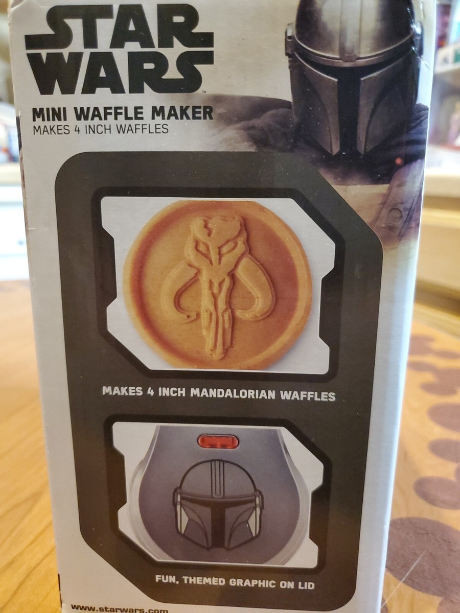 Disney Star Wars Mini Waffle Maker Mandalorian Themed Waffles NEW