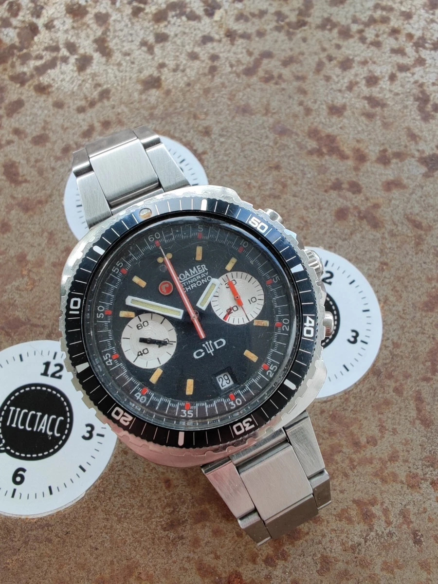 TiccTacc Vintage ROAMER Stingray Chronograph Chrono 7734 eBay