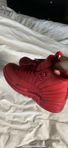 all red 12s size 7