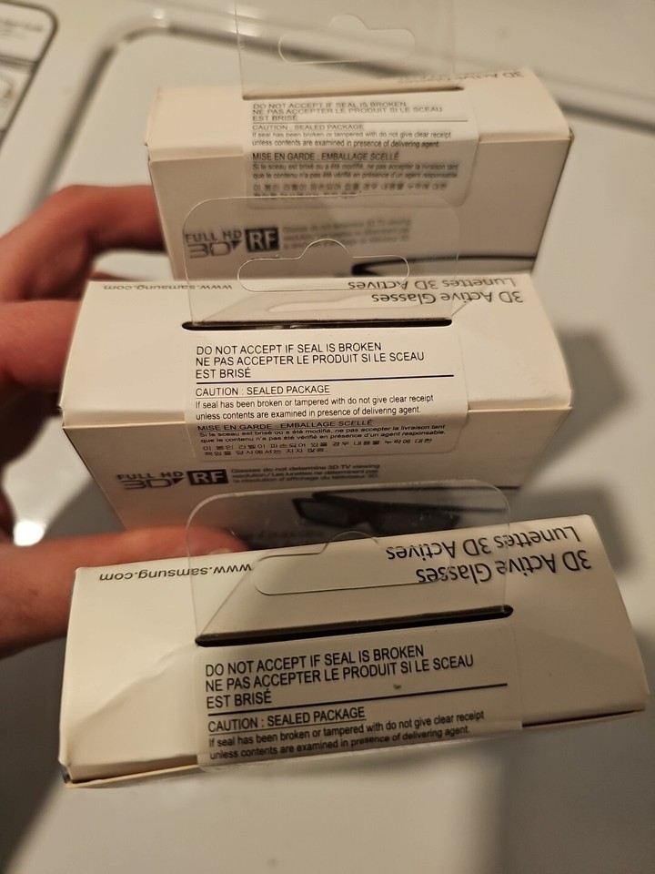 Samsung SSG5150GB 3D Active Glasses Black (3 Units) 887276965291 eBay