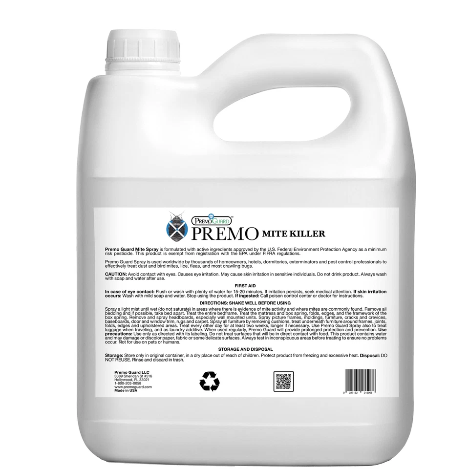 Спрей-убийца клещей 128 унций - полностью натуральный нетоксичный - Premo Guard - Изображение 4 из 4