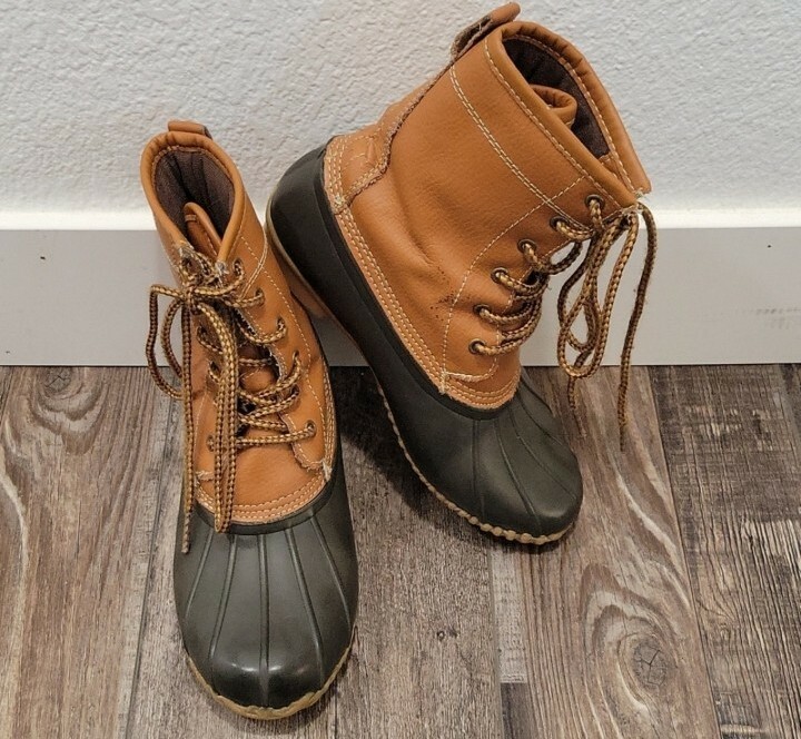 Woodstock Insulated Steel Shank Boots Tan Leather Brown Thinsulate Men\'s Size 10 Woodstock Insulated Steel Shank Boots Tan Leather Brown  main image 3