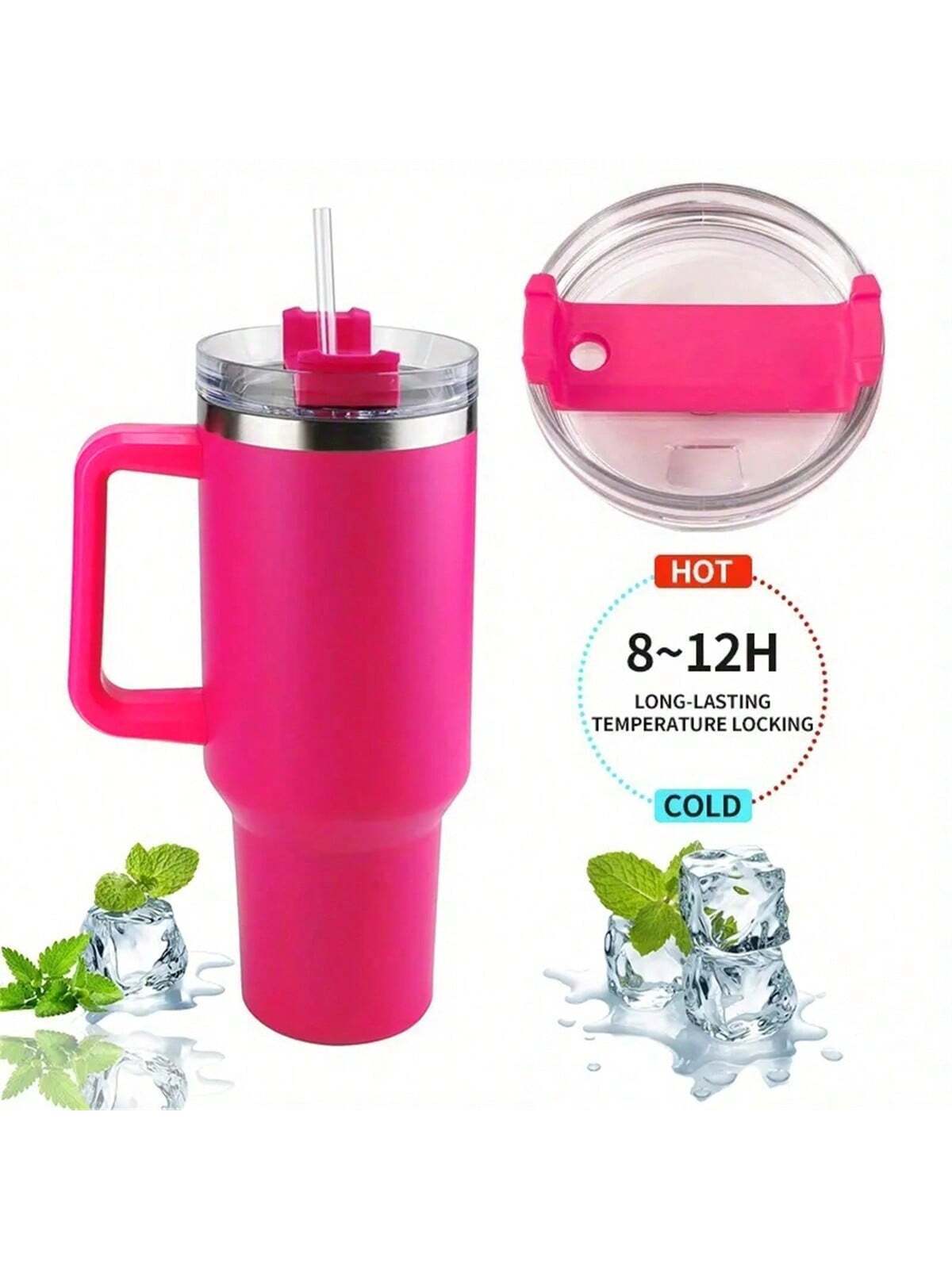 40 Oz Insulated Stainless Steel Mug Reusable Travel Cup for Iced