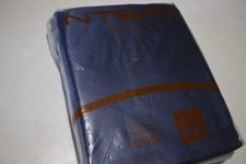 NTBAY PREMIUM QUALITY SATIN SHEET SET NAVY BLUE TXL