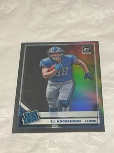 2019 Donruss Optic Rated Rookie Silver Prizm #171 - TJ Hockenson - Lions RC!