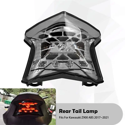 Feu arrière LED intégré clignotant frein pour KAWASAKI Z900 ABS 2017-2021 2022 - Photo 1/4