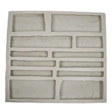 Rubber Mold for Concrete or Plaster, EZ Stack Flats