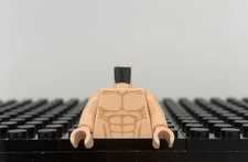 NEW LEGO Minifigure Torso Muscle Outline Airplane Mechanic Indiana Jones 7683