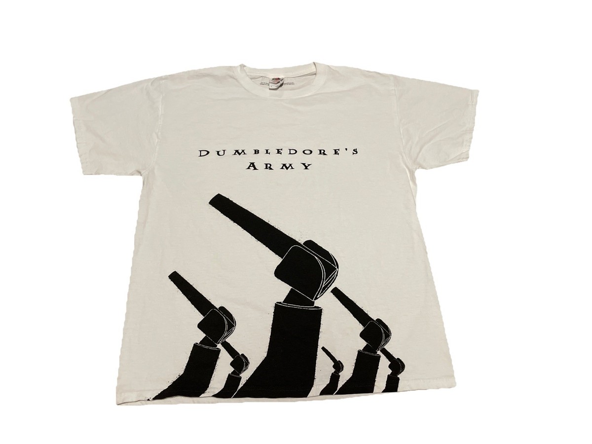 Vintage Lego Promo T-Shirt Mens Large White Dumbledore's Army Harry Potter