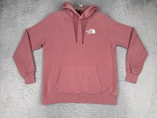 The North Face Hoodie Womens Medium Pink Never Stop Exploring Pullover Fleece