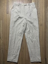 Pendleton Women's Authentic Plaid Pants 100 Virgin Wool Slacks Size 12