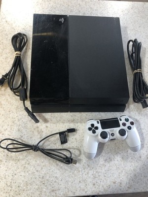 SONY PLAYSTATION FOUR SYSTEM PS4 BLACK CONTROLLER 500GB PLAY STATION  EXCELLENT