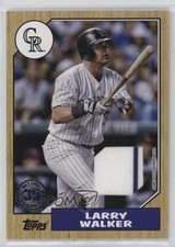 2022 Topps Series 1 1987 Topps Baseball Relics Larry Walker #87R-LW HOF 1p00