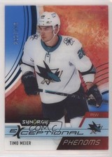2021 Upper Deck Synergy Exceptional Phenoms Blue 206/299 Timo Meier #EP-TM 0h56