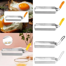 Egg Ring for Griddle Pan for Breakfast Sandwich Crumpet Ring Stainless Steel