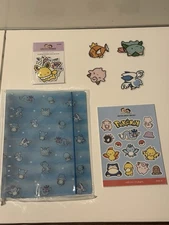 Hubman And Chubgirl Pokemon Journal Binder & Stickers & More Look