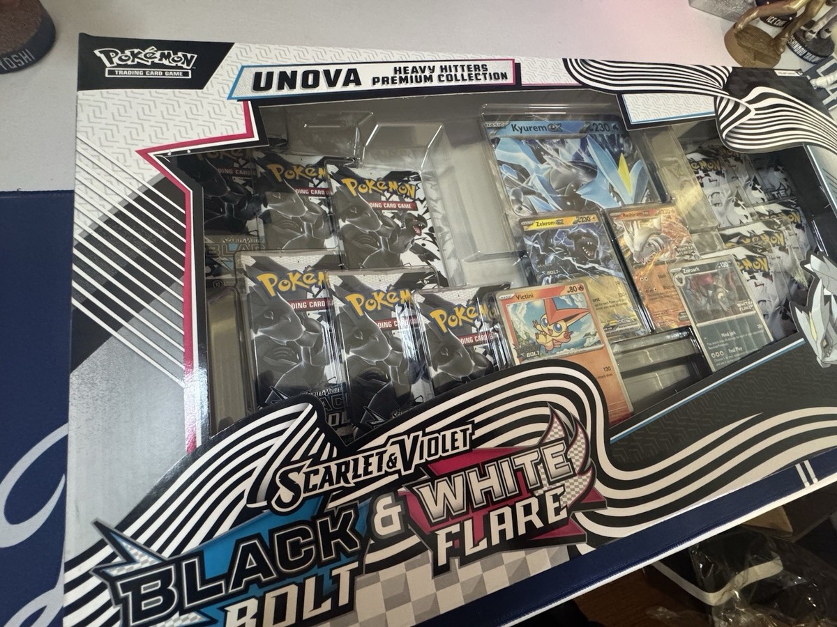 Pokémon TCG Unova Heavy Hitters Premium Collection Box Black Bolt