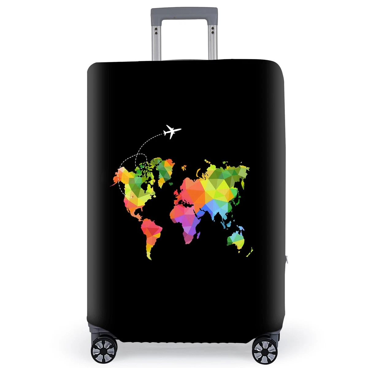 WORLD Map Luggage Indiana Travel Luggage for sale | eBay