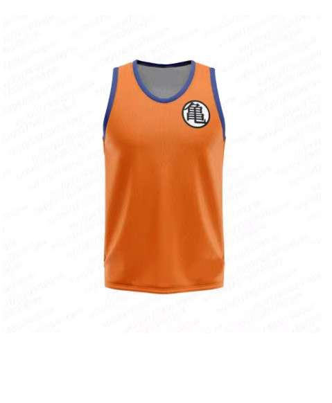 Camiseta Goku Hombre, Mujer Dibujos Animados Manga Corta Dragon Ball