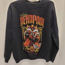 King Deadpool Sweatshirt Marvel Medium