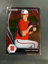 Evan Justice 2021 Panini Draft Picks Baseball #PDP140 Card