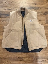 Vintage 80s Carhartt Quilt Lined Vest - XLT Size