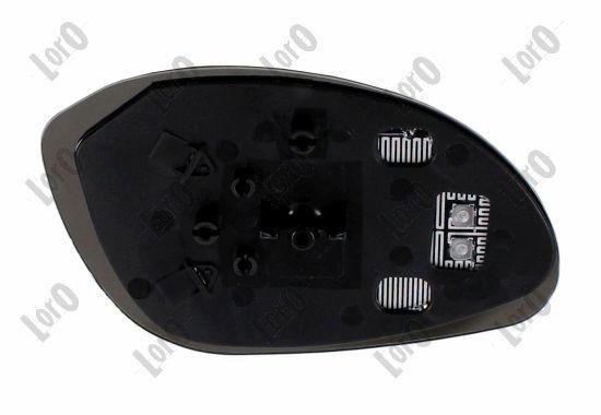 ABAKUS Heated Aspheric Side Mirror Glass 2821G07 for Opel Left