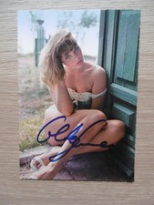 Elke Sommer autograph signed 10x14 cm postcard