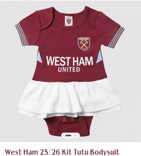 West Ham United 25/26 Kit Tutu Bodysuit 
