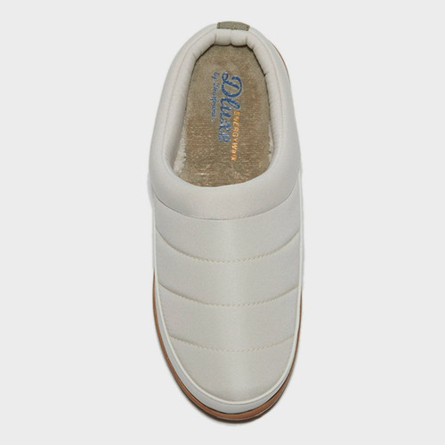 Dluxe By Dearfoams Women's Slip On Slippers Memory Foam Indoor/Outdoor