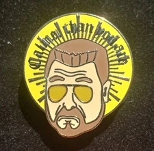 The Big Lebowski Saint Walter Sobchak DUDE Holy Anger Custom ENAMEL PIN Limited 