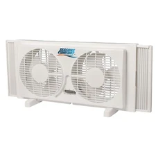 Twin Window Fan, Reversible Airflow Control, 9 Inch, 2 Speeds, Expandable, Ex...