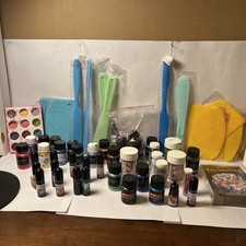 Large Lot Of Resin/candle Pigments Mica Powde...