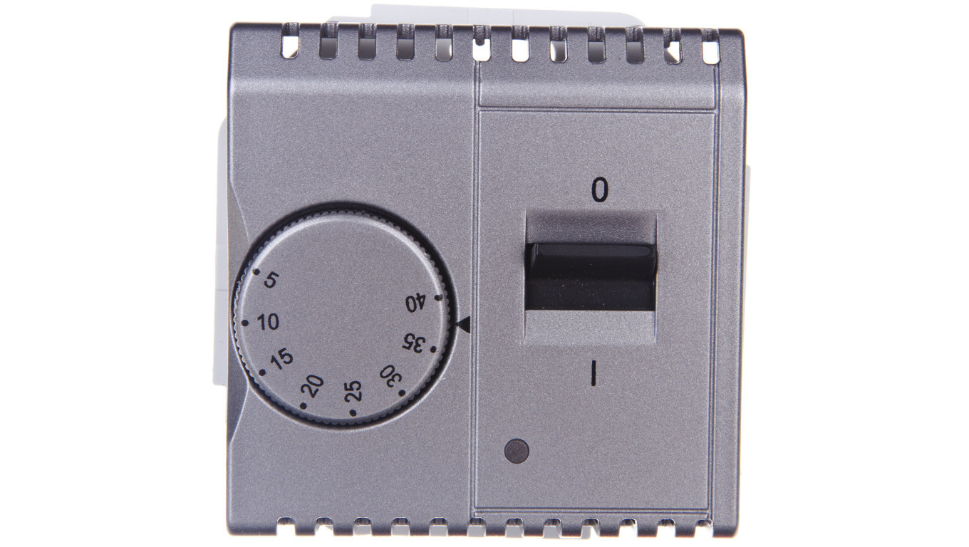 Simon Basic Temperature controller with internal sensor, stainless steel  /T2UK