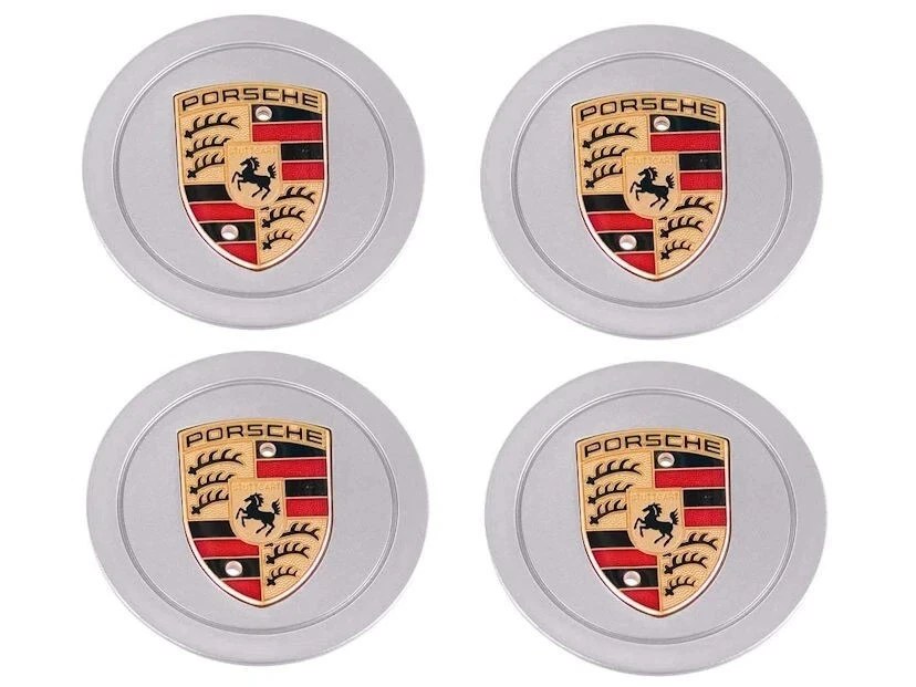 1997-2004 Porsche Boxster Wheel Center Hub Cap Set Colored 993361303109A1 - Image 2 of 2