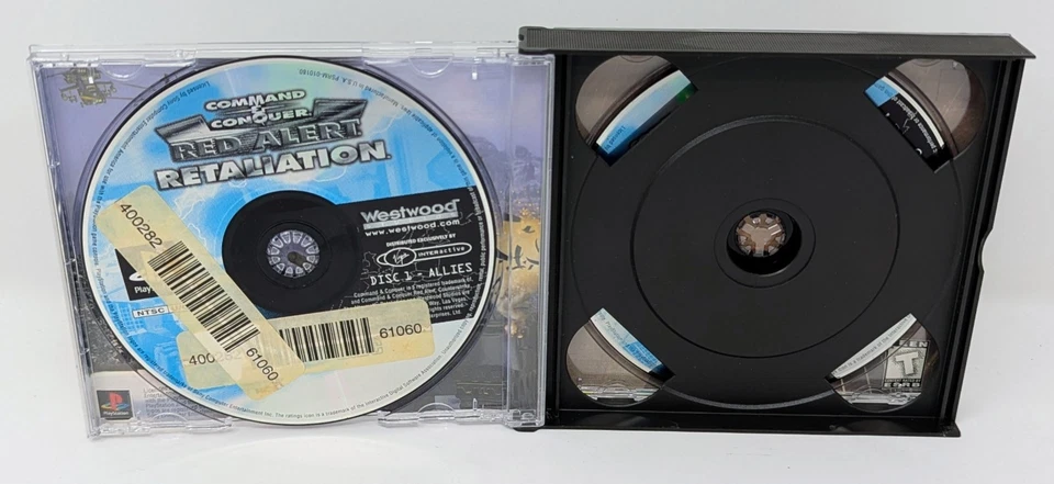 Command & Conquer: Red Alert Retaliation (Sony PlayStation 1 PS1, 1998) w/ Case! - Image 2 of 4