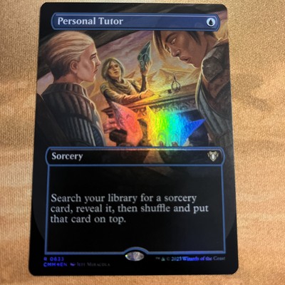 MTG Personal Tutor (Borderless) NM Foil Commander Masters